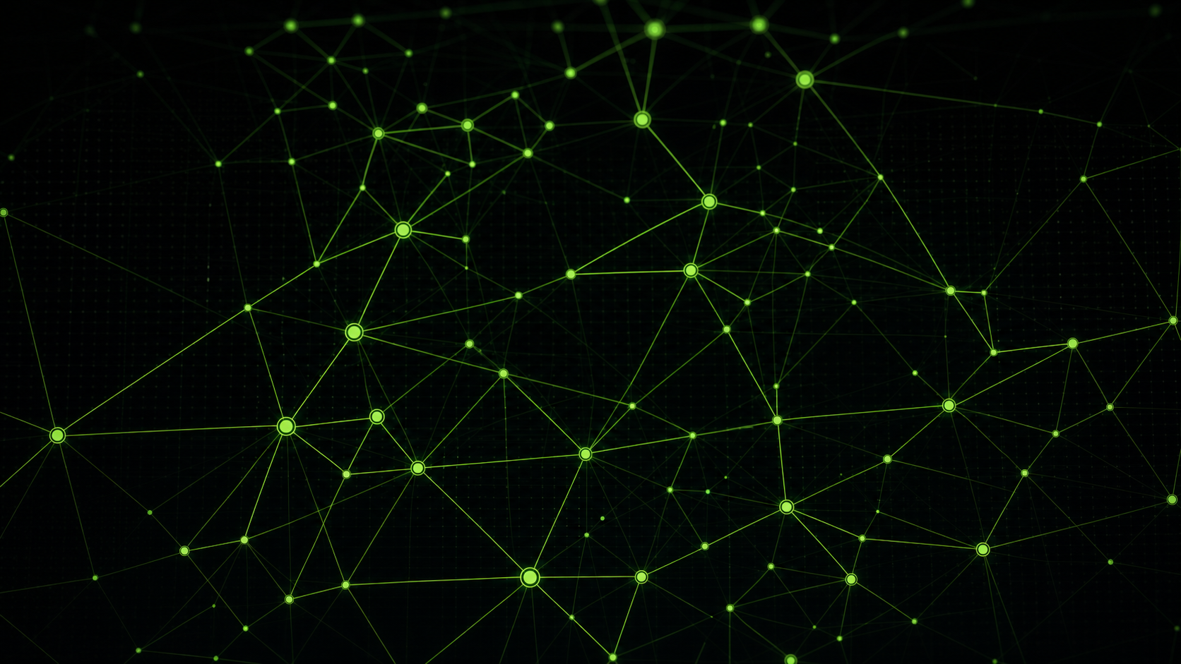 Abstract green and dark graphic